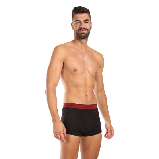 3PACK Moške boksarice Calvin Klein črne (NB4002A-PRU)