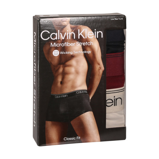 3PACK Moške boksarice Calvin Klein večbarvne (NB2569A-Q11)