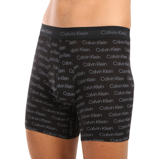 3PACK Moške boksarice Calvin Klein večbarvne (NB3057A-QYP)