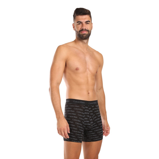 3PACK Moške boksarice Calvin Klein večbarvne (NB3057A-QYP)