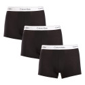 3PACK Moške boksarice Calvin Klein črne (NB3963A-UB1)