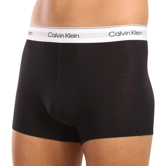 3PACK Moške boksarice Calvin Klein črne (NB3963A-UB1)