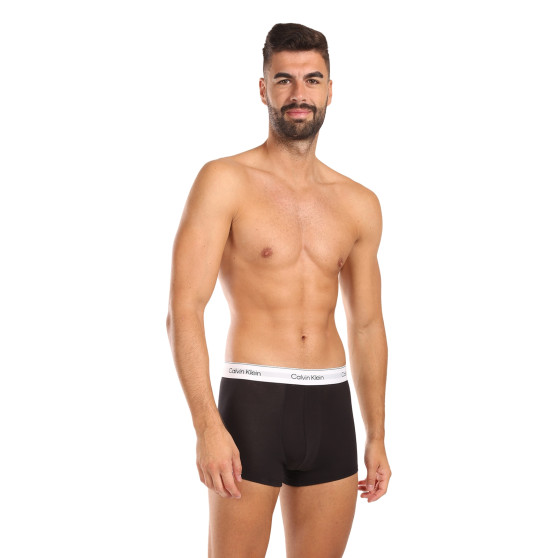 3PACK Moške boksarice Calvin Klein črne (NB3963A-UB1)