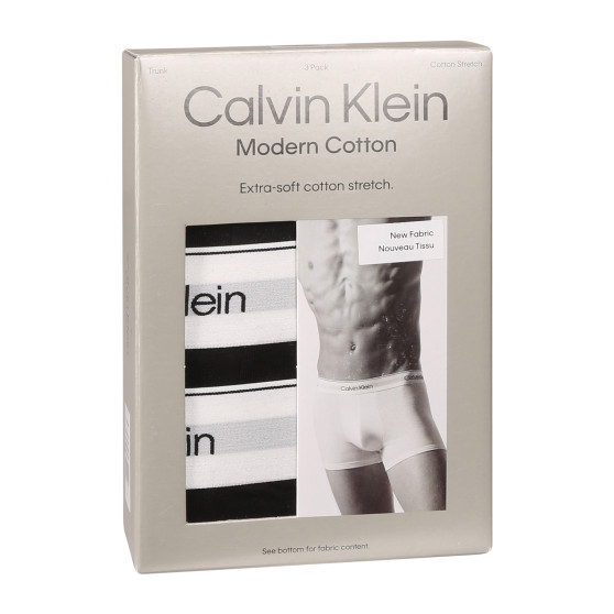 3PACK Moške boksarice Calvin Klein črne (NB3963A-UB1)