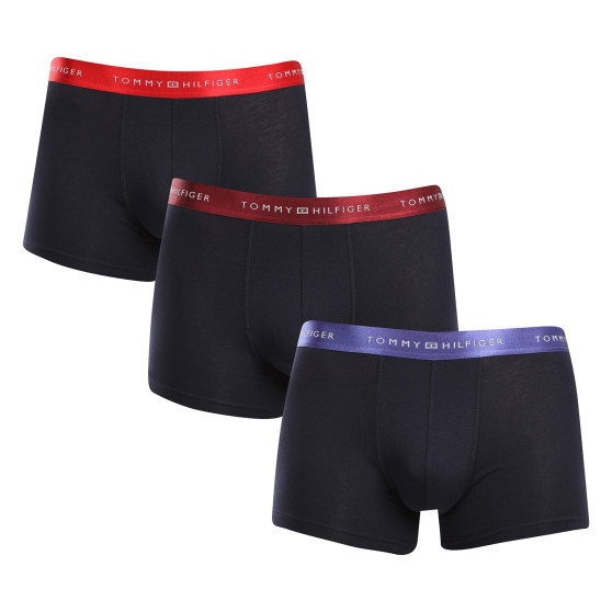 3PACK Moške boksarice Tommy Hilfiger črne (UM0UM03411 0WP)