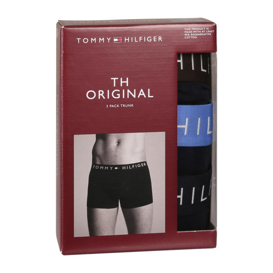 3PACK moške boksarice Tommy Hilfiger temno modre (UM0UM03181 0X0)