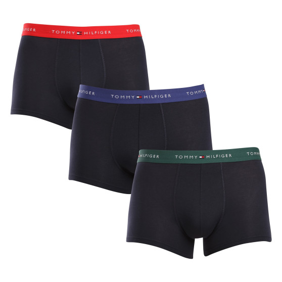 3PACK moške boksarice Tommy Hilfiger temno modre (UM0UM02763 0WN)