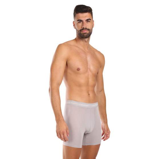 3PACK Moške boksarice Calvin Klein večbarvne (NB1770A-QRH)